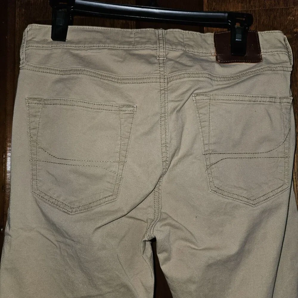 Hollister‎ Men’s Tan Skinny Chino Pants 31×32 | Epic Flex 5-Pocket